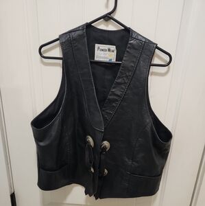 Vintage Pioneer Wear Women Riding Vest